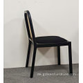 Moderner massiver Holzstuhl Kora Caneblackhomediningchair